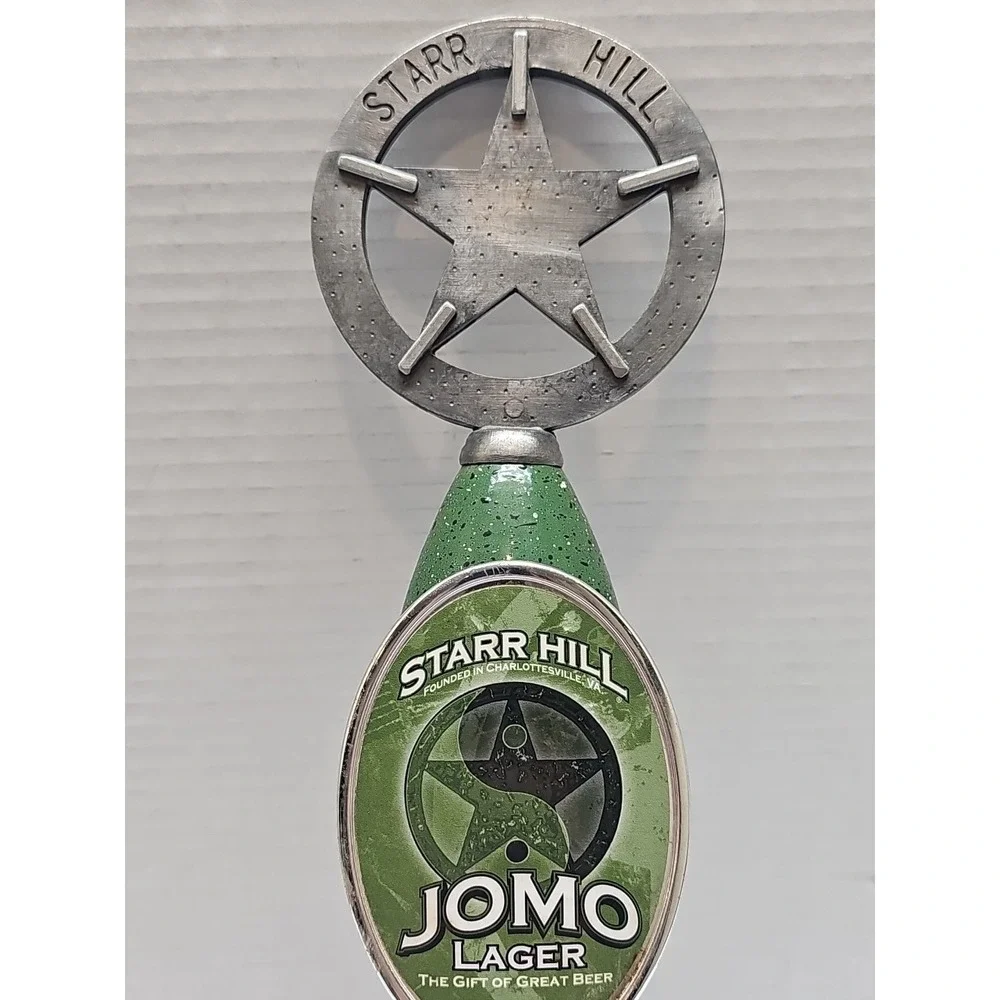 Starr Hill Jomo Lager Beer Bar Tap Handle 14.5